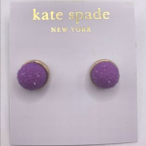 Kate Spade Purple Gumdrop Studs